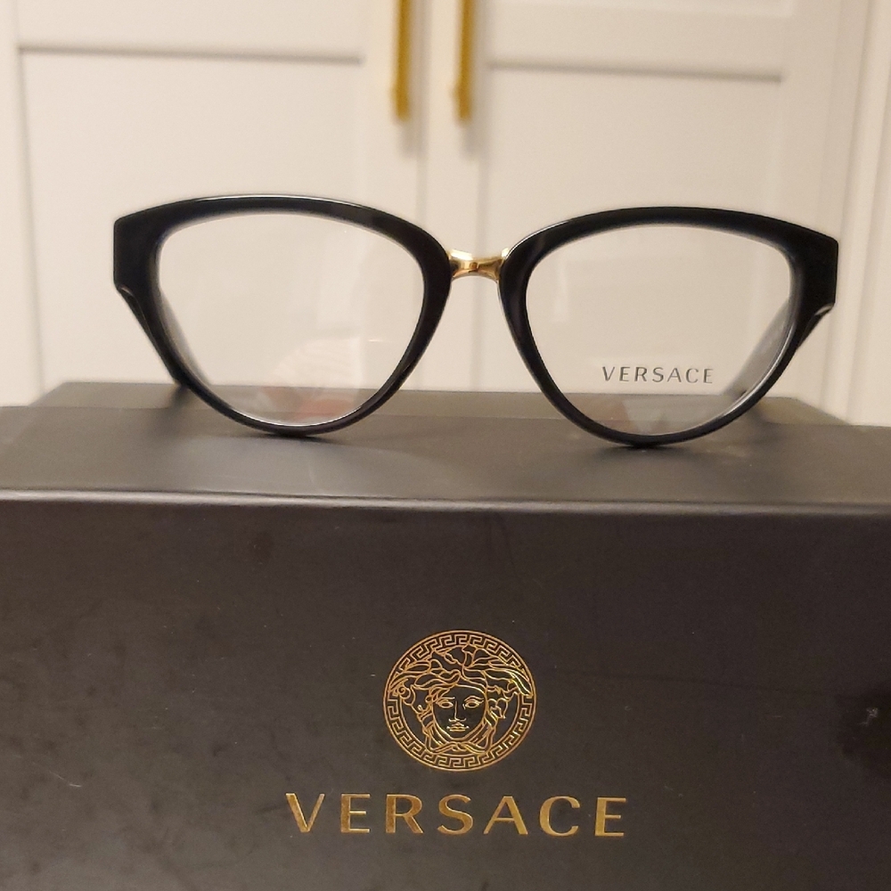 Versace Black Eyeglasses